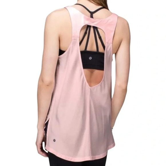 Lululemon Peace Of Mind Tank Pretty Pink | Size 6 - Picture 2 of 8